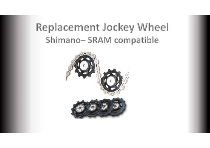 Jockey Wheels - 13T (Shimano-SRAM) Compatible